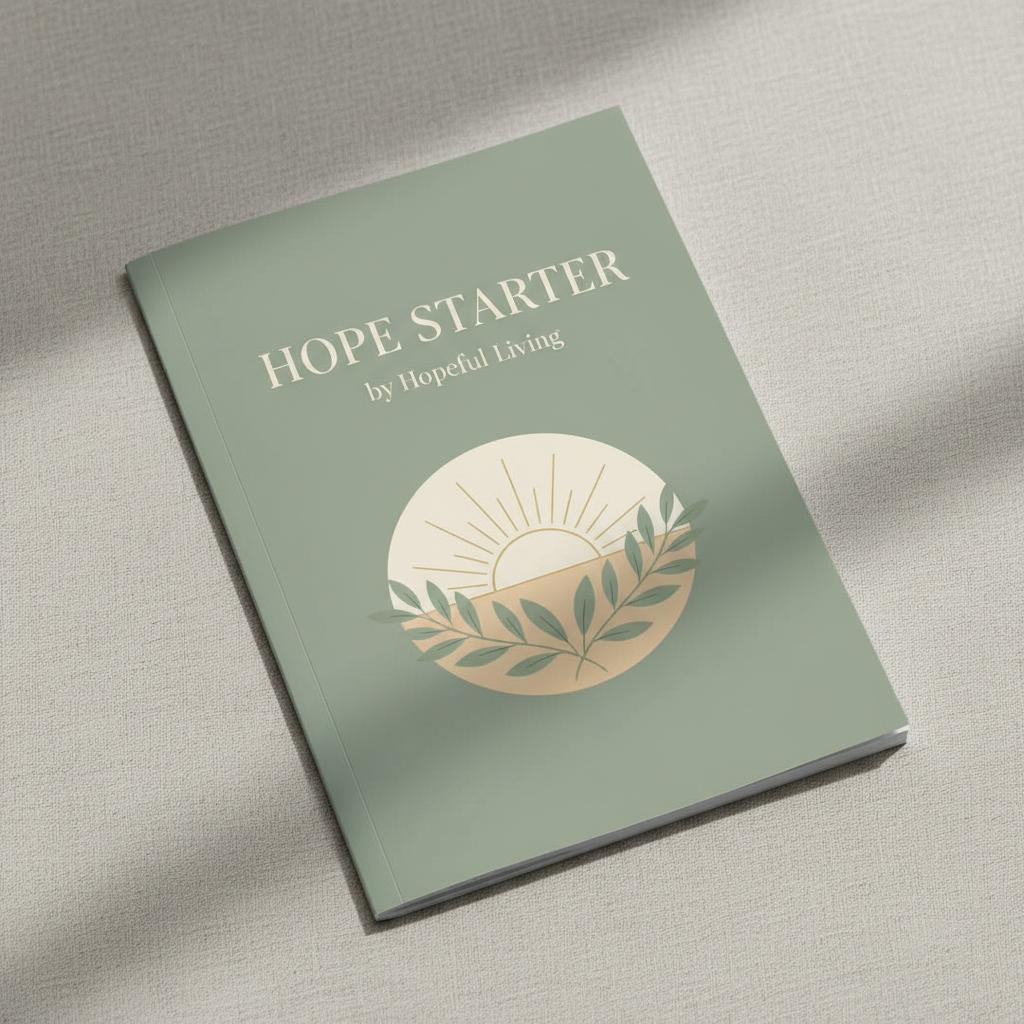 Hope Starter digital PDF program cover by Hopeful Living