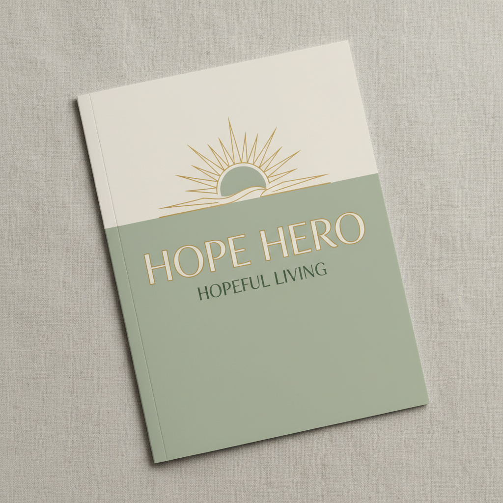 Hope Hero digital PDF program cover by Hopeful Living