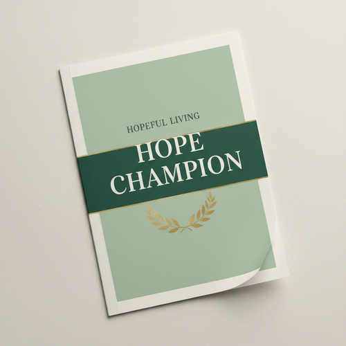 Hope Champion digital PDF program cover by Hopeful Living