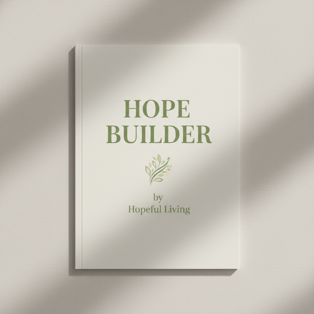 Hope Builder digital PDF program cover by Hopeful Living